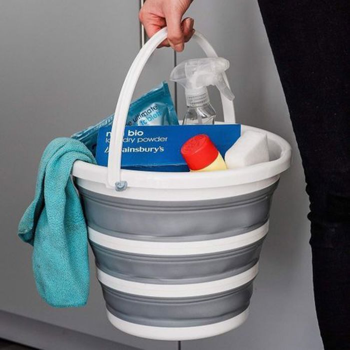 Seau Pliable En Silicone Le Récipient de Stockage L'eau 12,8L