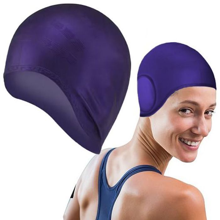 Bonnet de natation en Silicone, protection des oreilles, Bonnet de plongée