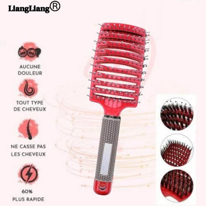 Brosse Démêlante Anti-Casse et Anti-Nœuds.