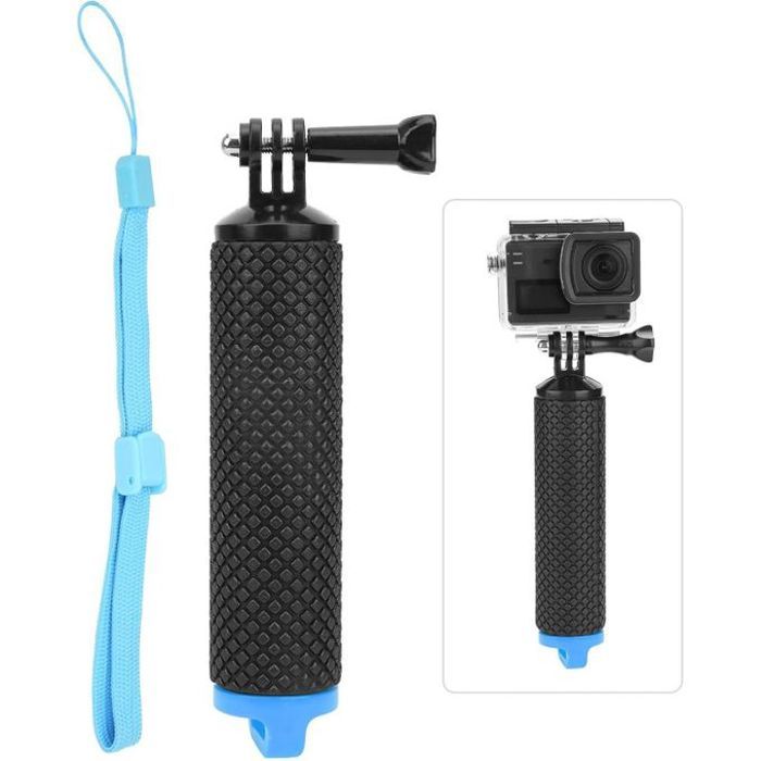 Poignée flottante - GENERIC - Monopode - Compatible GoPro et DJI - Plastique durable - Anti-perte