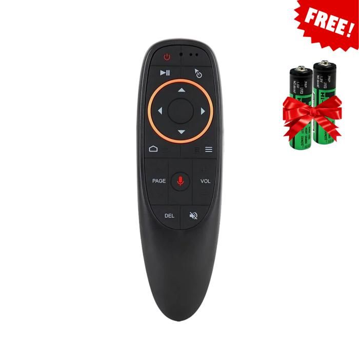 Télécommande Air Mouse 2.4G pour Vidéoprojecteurs avec Saisie Vocale, Avec deux piles piles gratuites