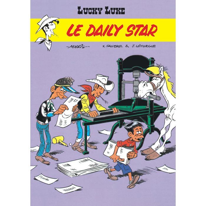 Bande dessinée - GENERIC - Lucky Luke - Tome 23 - Le Daily Star - Aventure journalistique - Morris