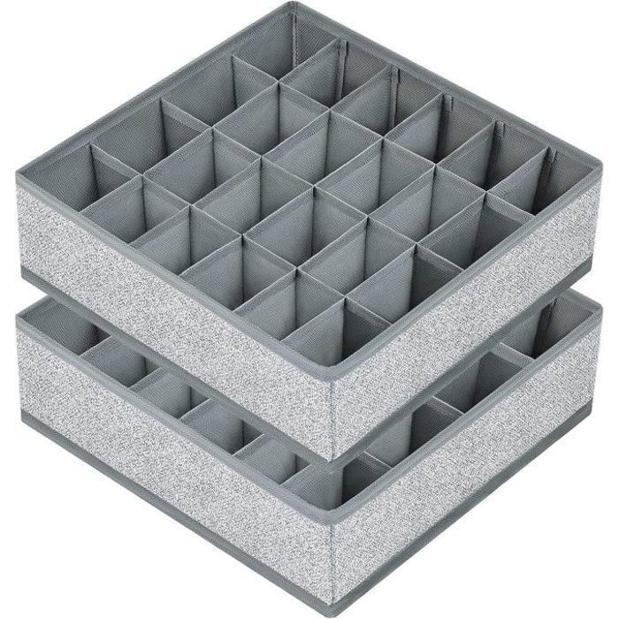 Organisateur - Non spécifié - 4x6 - 24 compartiments - Rangement chaussettes - Mixte