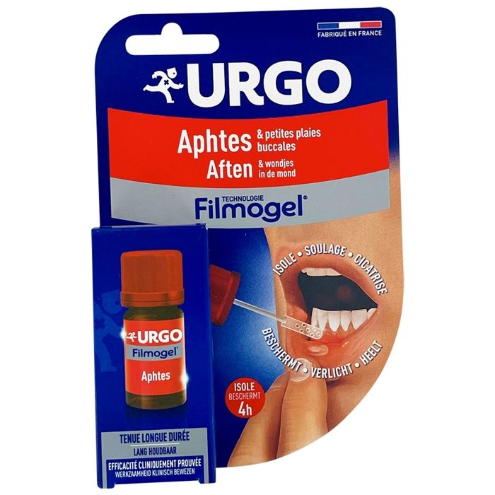 Urgo Filmogel Aphtes - Traitement Des Aphtes et Des Petites Plaies Buccales 6 ml