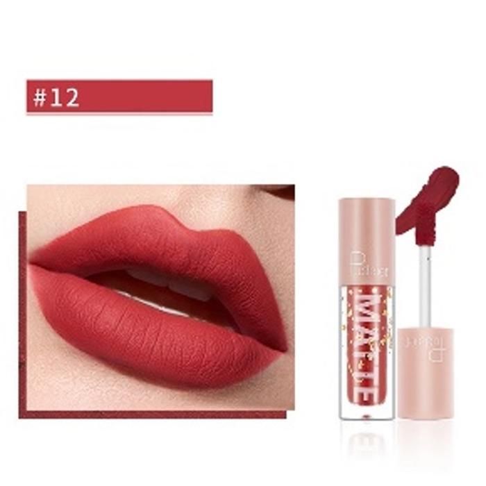PUDAIER Matte Lasting Lip Gloss 12 FALL IN LOVE - 3.5g