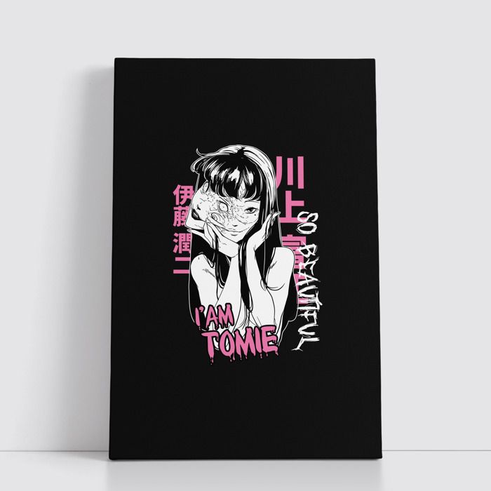 Tableau Manga Japonais sur Toile – Affiche Murale Anime 25x40 cm pour Déco Otaku 93