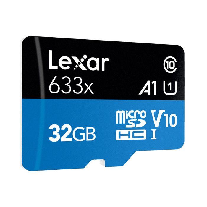 Lexar MicroSDHC - Carte mémoire 32 Go Classe 10 UHS-I 45/95 Mo/s - 0843367128884