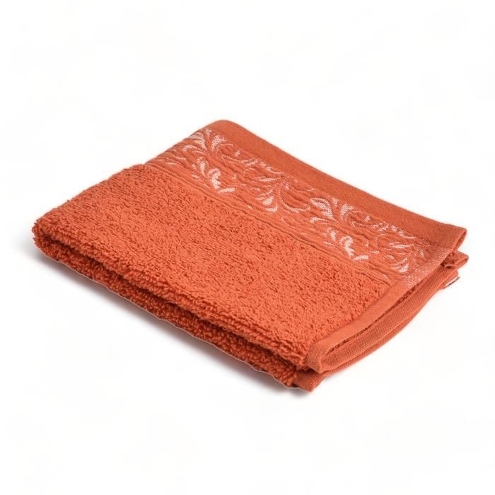 SERVIETTE JACQUARD TERRACOTA 30X30 - 500 G
