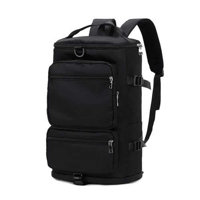 Sac à dos de sport - GENERIC - Noir - Grande capacité - Poche humide - 3 en 1