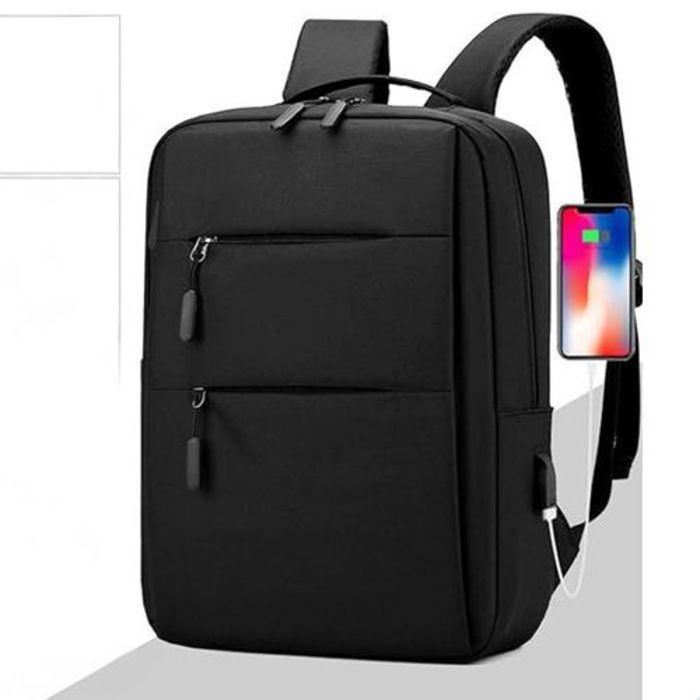 Sac a Dos  pour ordinateur, idéal pour un usage quotidien,les voyages,le travail Noir