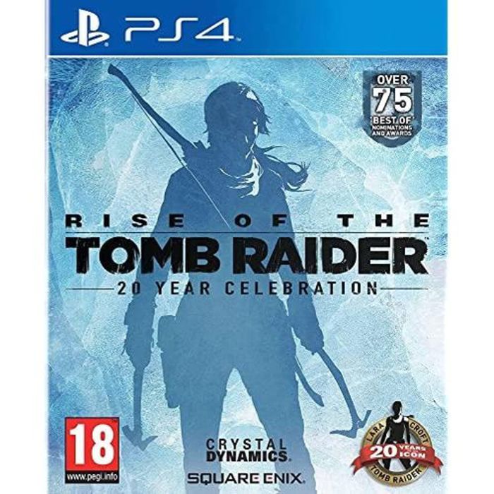 Jeu vidéo - Square Enix - Rise Of The Tomb Raider - 20ème Anniversaire - PS4 - Multicolore