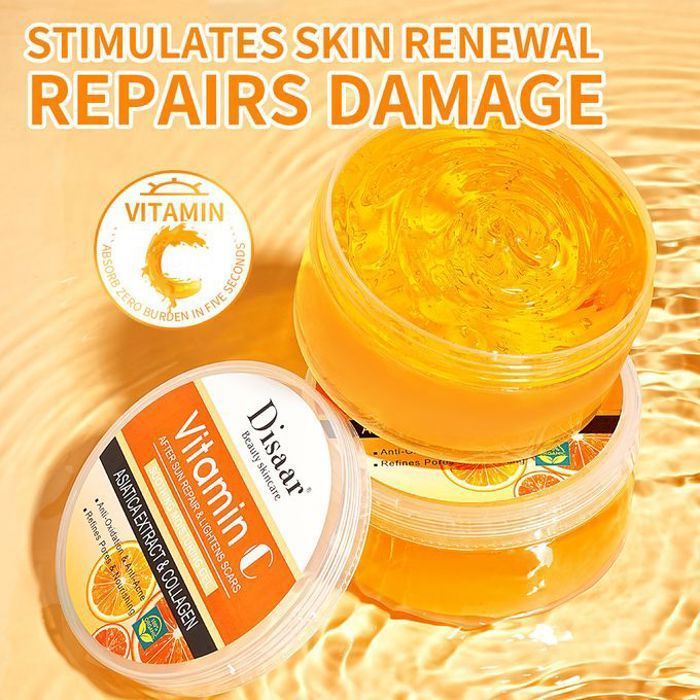 Disaar gel hydratant à la vitamine c & collagène, anti-acné, gel réparatrice pour le visage, nourrissant