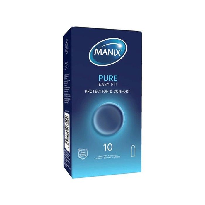 MANIX PURE EASY FIT PROTECTION ET CONFORT BOITE DE 10
