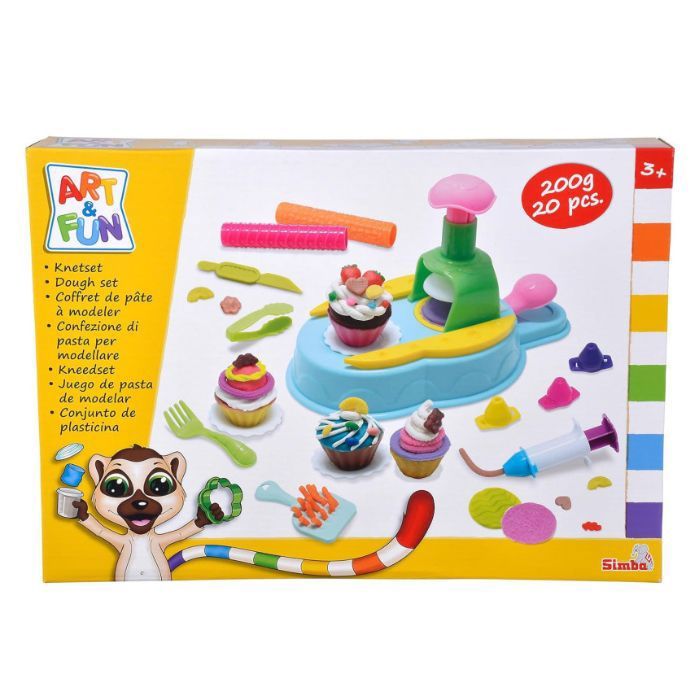 Pâte à modeler Art and Fun Set Cupcake