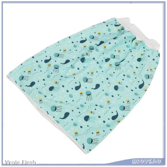VGEBY Jupe Couche-Culotte Adulte Lavable en Coton Réutilisable, Protège-matelas