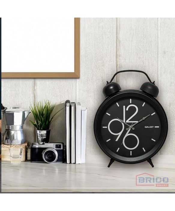 Horloge noire (43.5X54 CM)