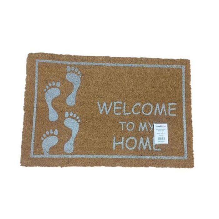 Tapis d'entrée Paillasson Antiderapant Natirel Coco 45×75 cm-338