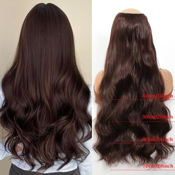 Extension Cheveux Bouclé A Clip - Marron