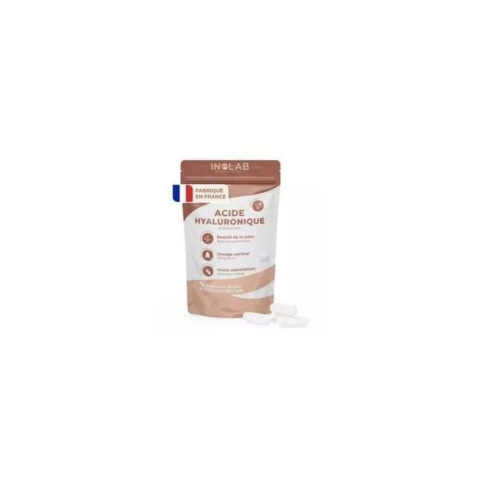 Laboratoire Inolab Acide hyaluronique 20-50 kDA - beauté de la peau, 30 gélules - Made in France