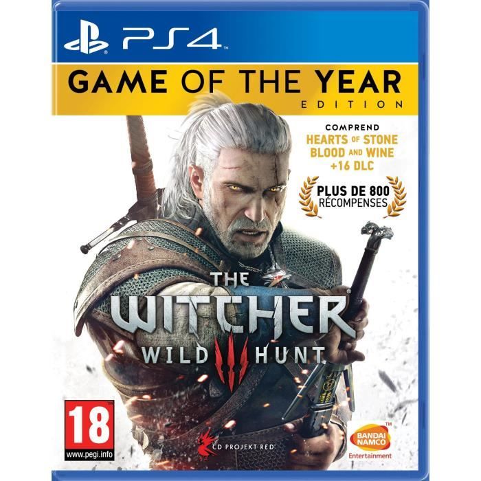TV-spel - CD Projekt - THE WITCHER 3 GOTY - PS4 - 1 spelare - Gold Edition