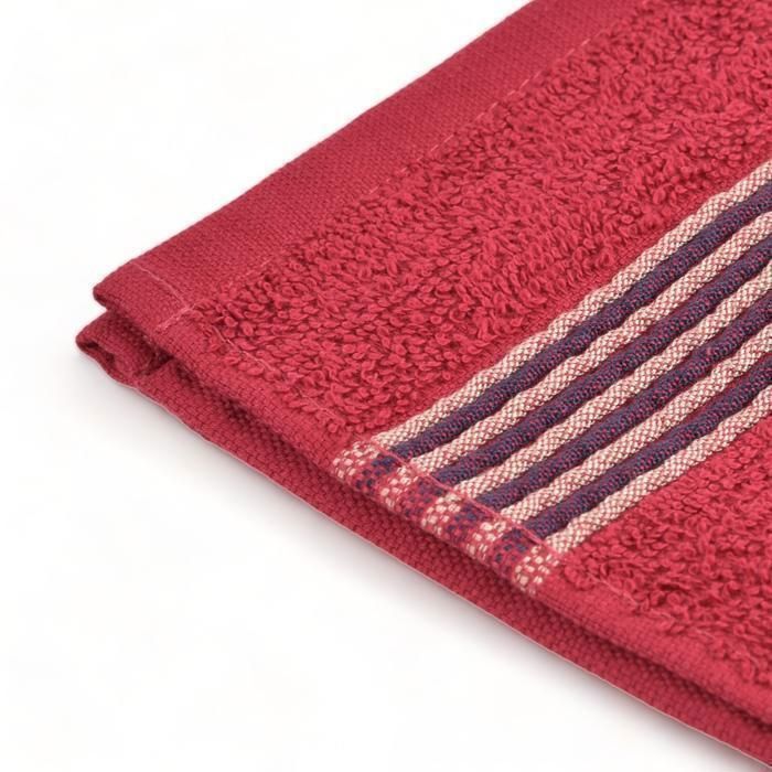 Serviette pour les mains - GENERIC - CARMEN - 30x30 cm - 450 g/m² - Bordeaux