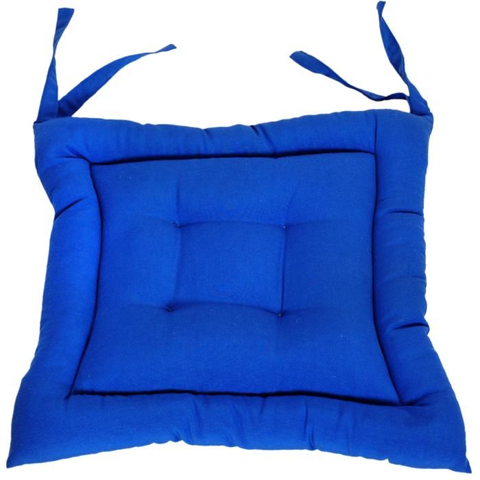 Galette de chaise matelassée - 40x40 cm - DV CLRS ZG03 - Couleur Aléatoire