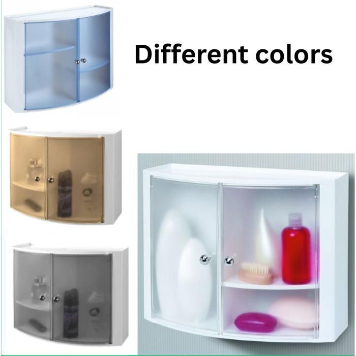 Armoire à pharmacie-Organisateur des Produits de Salle de bain(Couleur aléatoire)