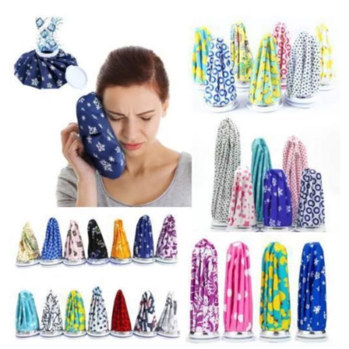 Mini sac de glace pour soulagement douleur et fievre  (couleur aléatoire)