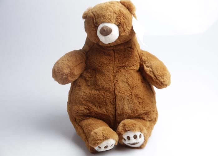 Peluche - GENERIC - Ours brun assis - 45 cm - Douceur - Intérieur - Mixte