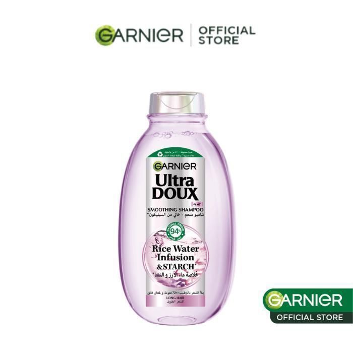 GARNIER ULTRA DOUX - Shampooing Infusion a l'Eau de Riz et l'Amidon - 400ml
