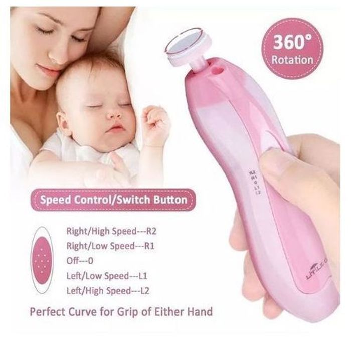 Ensemble de manucure pour bébé, polisseuse, outil de soins pour nouveau-né