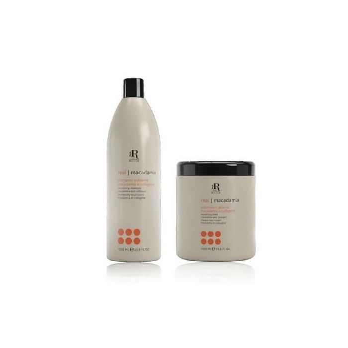 Kit Macadamia Star : Shampooing et masque nourrissants pour cheveux colorés et ternes
