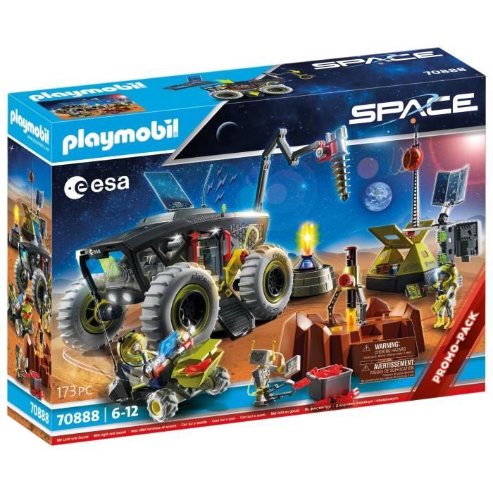 PLAYMOBIL - 70888 - Space - Unité mobile spatiale avec astronautes et navette