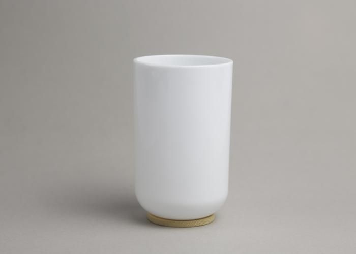 Gobelet en PS avec fond en bambou M24 SB0087