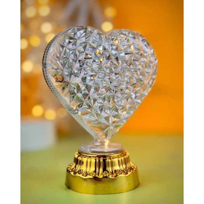 Lampe de table - Élégance - Design nordique - Éclairage LED - Cristal - 10W