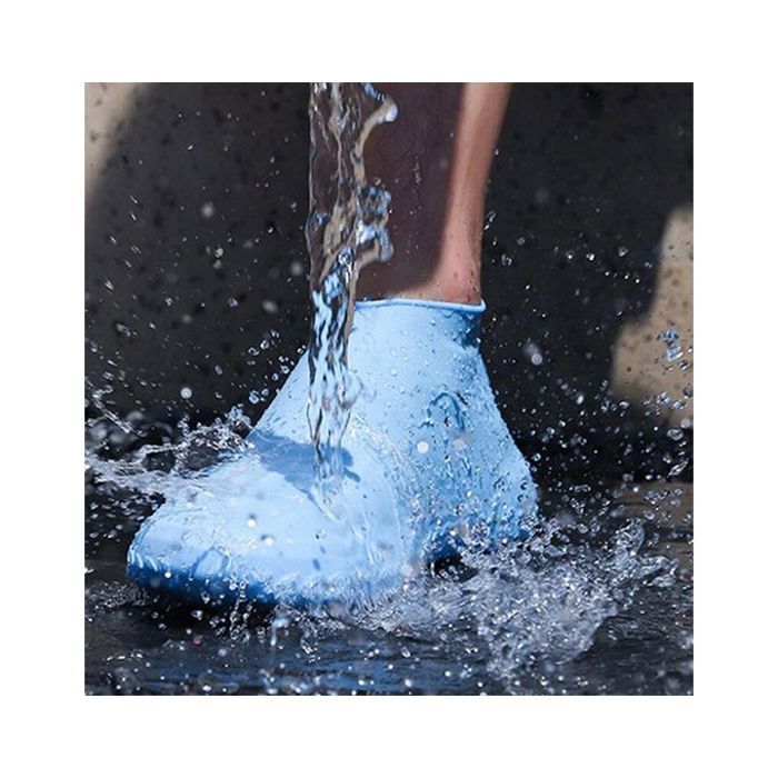 Couvre-chaussures imperméable en Silicone protection des pieds