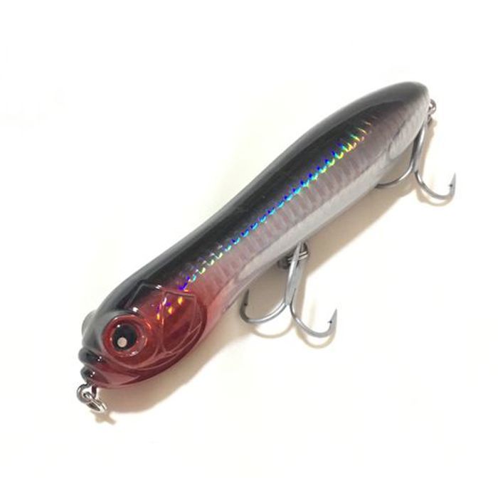 Leurre de pêche - Joebaggs - 32g - Noir - Tête rouge - Pêche en mer