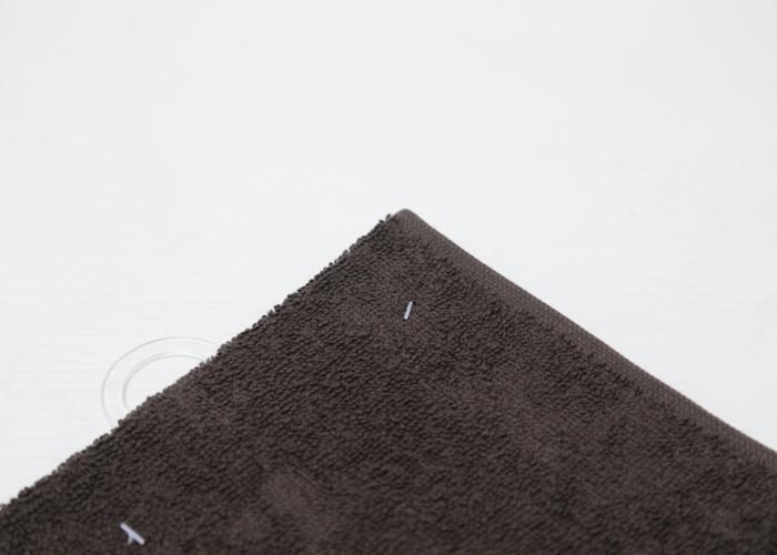 Serviette à main - GENERIC - Damas - 500g - Marron foncé - 30x30 cm
