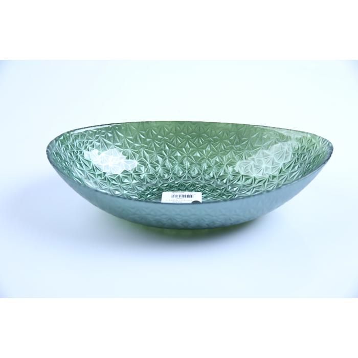 Plat rectangulaire - ARDACAM - 1683 GM - 26 cm - Vert - Verre - Lave-vaisselle compatible