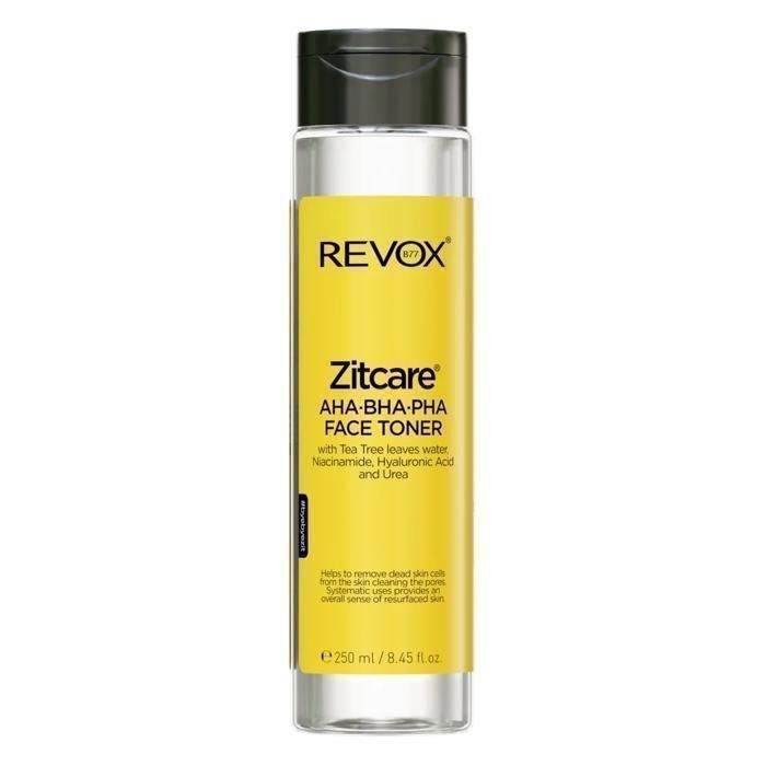 Tonique - REVOX - ZITCARE AHA.BHA.PHA. - 250ml - Vegan - Pour problèmes de tâches