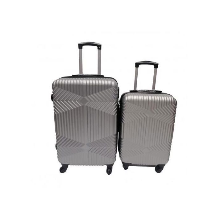 Valise Voyage 2 pièces ABS + PC - Roues 360° - Cadre Renforcé, Verrouillage à Mot de Passe