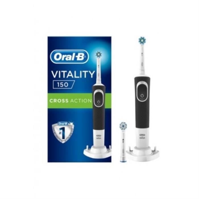 Brosse à dents électrique - Oral B - Vitality Cross Action - 7600 mouvements/min - Hypoallergénique - Mixte