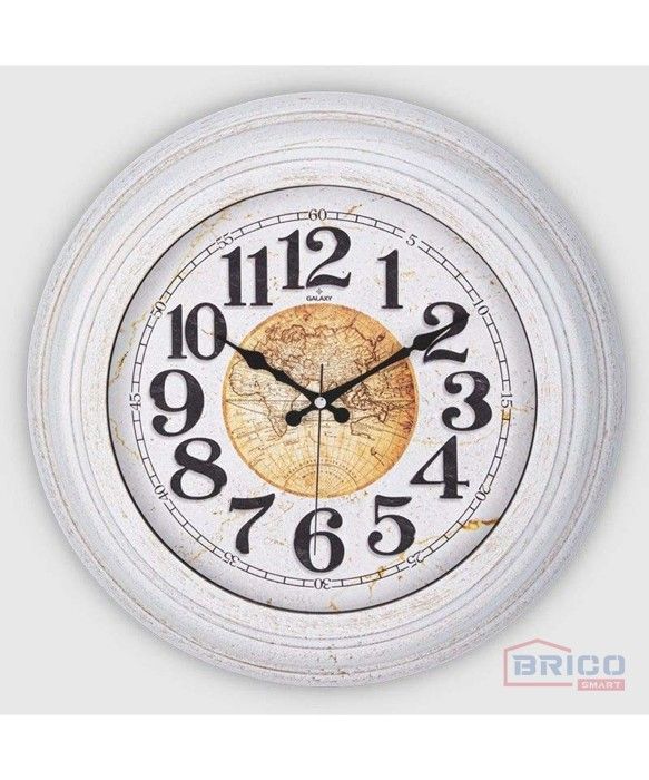 Horloge murale blanche (45 cm)