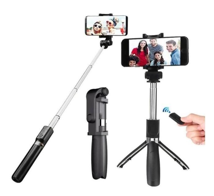 Selfie Stick trépied sans fil Avec télécommande à distance Pour Samsung Xiaomi Iphone