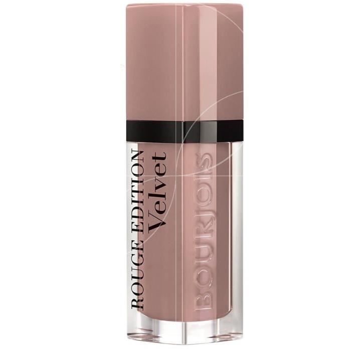 Rouge à Lèvres - Bourjois - Rouge Edition Velvet - 27 Café Olé ! - 7,7 ml - Mat et léger