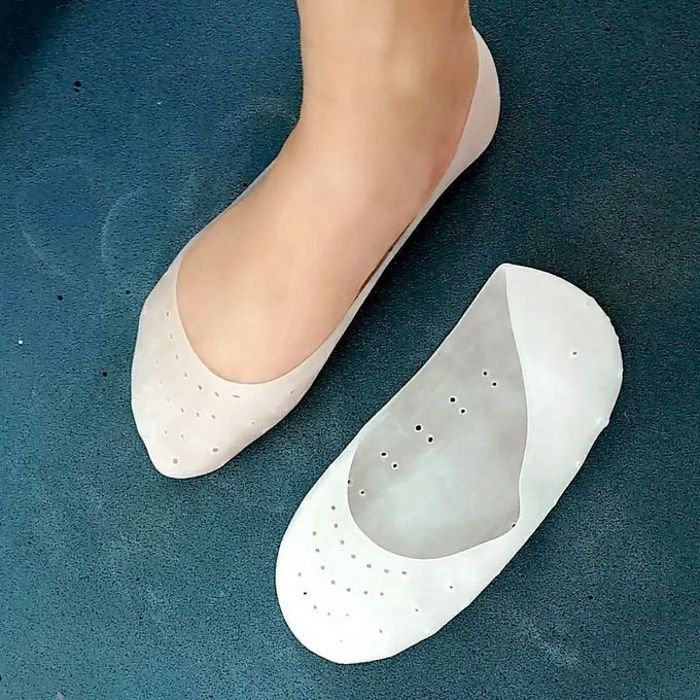 Semelles intérieures en Silicone, chaussettes hydratantes, protection des talons, Anti-fissure