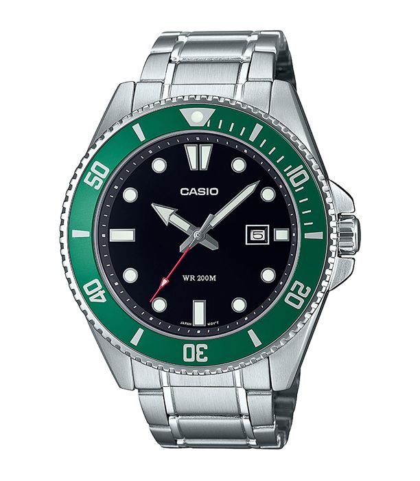 Montre - Casio - MDV-107D-3AVEF - Quartz - Acier inoxydable - 44 mm - Noir