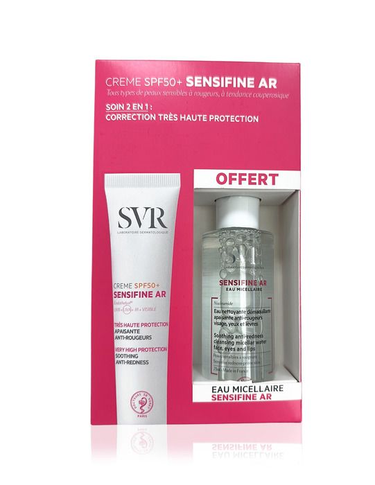 SVR Sensifine AR Pack Anti Récidive 40 ml + Eau Micellaire 75 ml