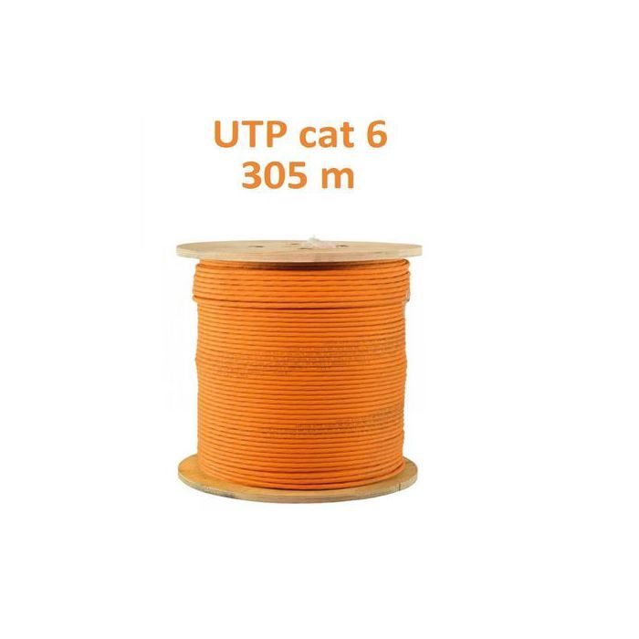 WDLINK Bobine 305M Câble Réseau Ethernet High Quality CAT6 RJ45 8 fils W-D-LINK