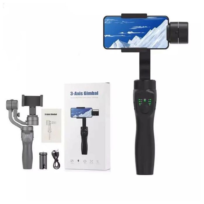 Gimbal 3-Axis Universel - Pour Smartphone et Caméra Sport, Vidéo Stable & Fluide - Couleur Aléatoire